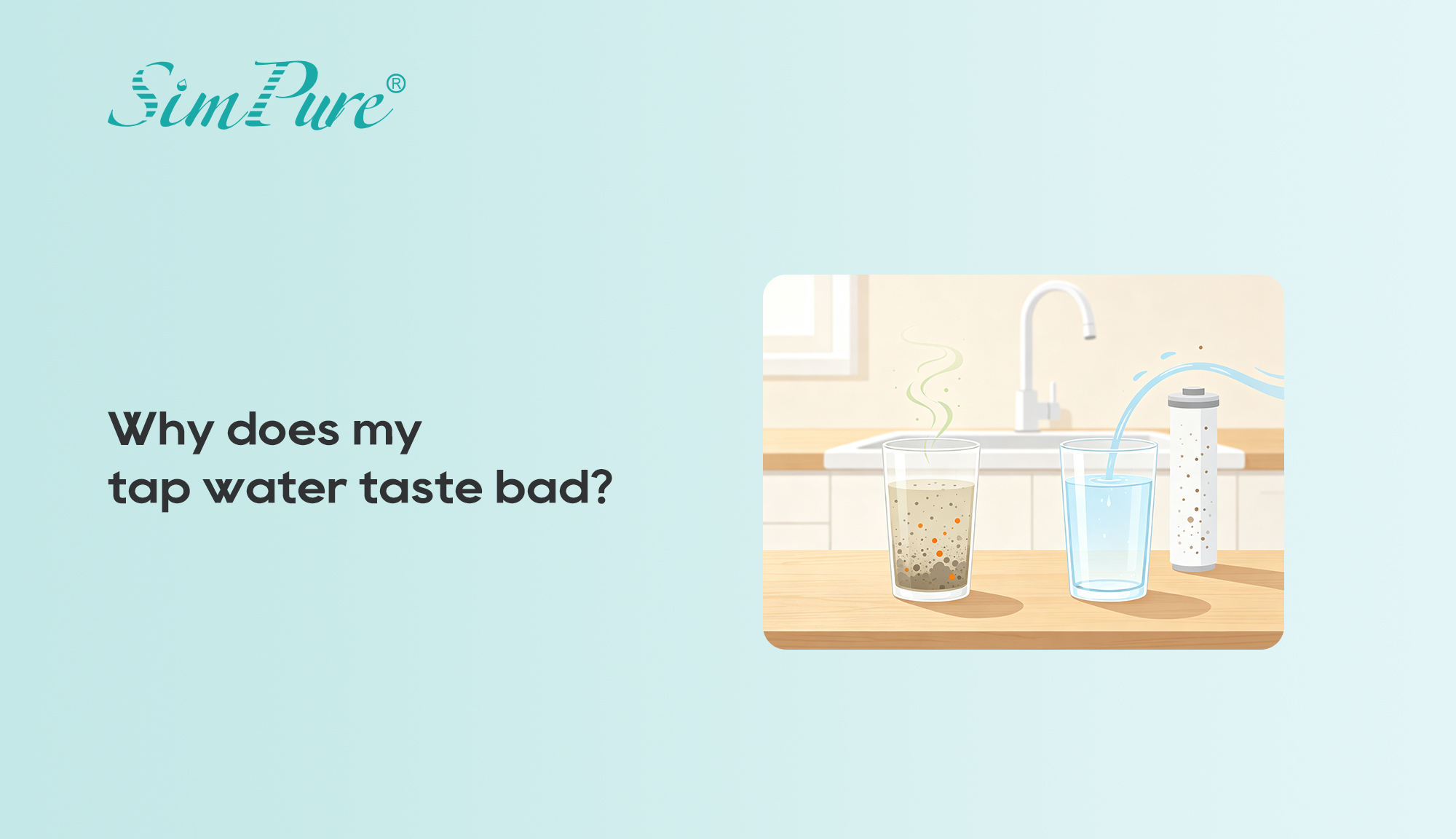 Why does my tap water taste bad?