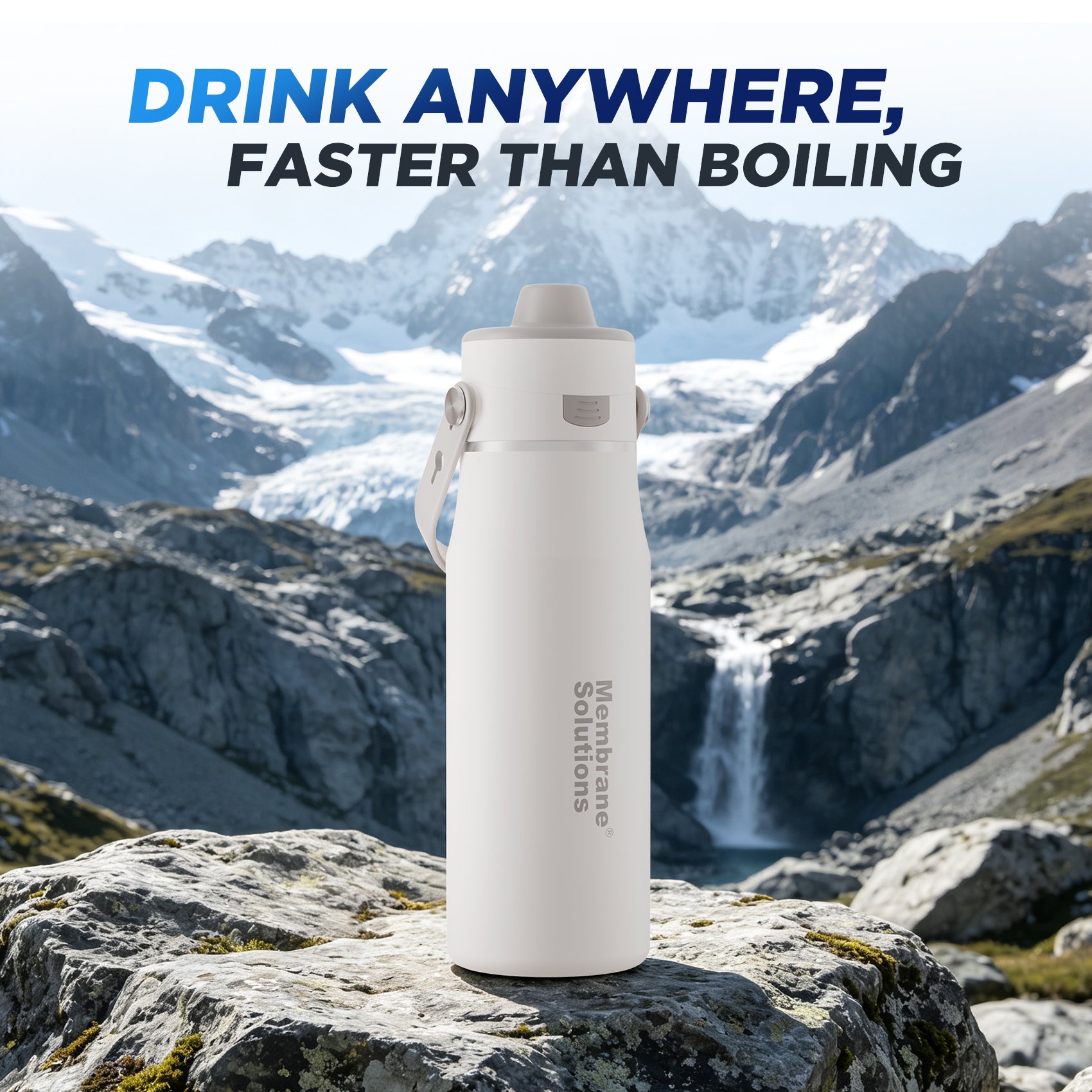Membrane Solutions C5 36oz 6-Stage Water Filter Bottle