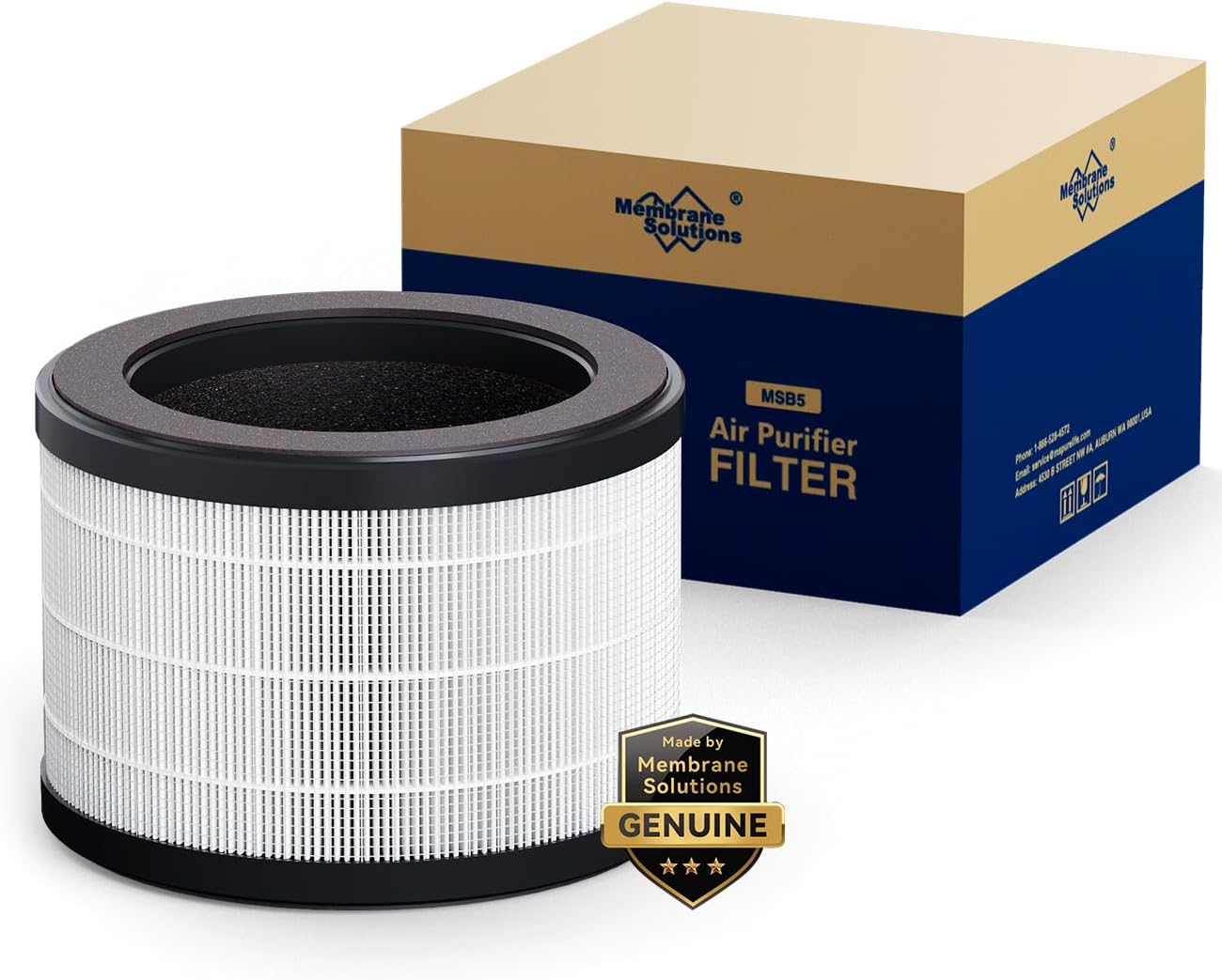 MSB5 Original Air Purifier Filter Replacement 2 Pack