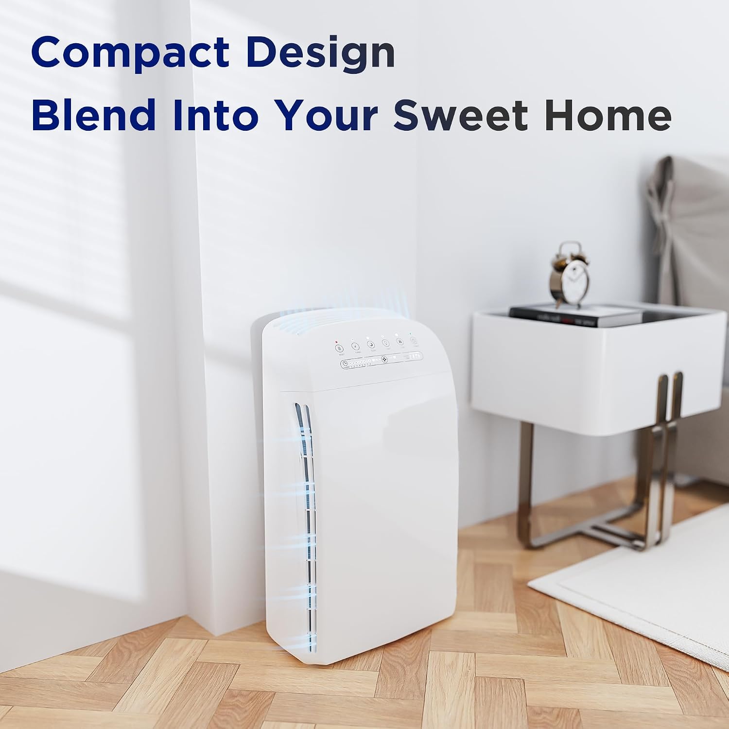 MSA3 Quiet HEPA Air Purifier for Large Room and Bedroom Space Up To 1590 Sq. Ft