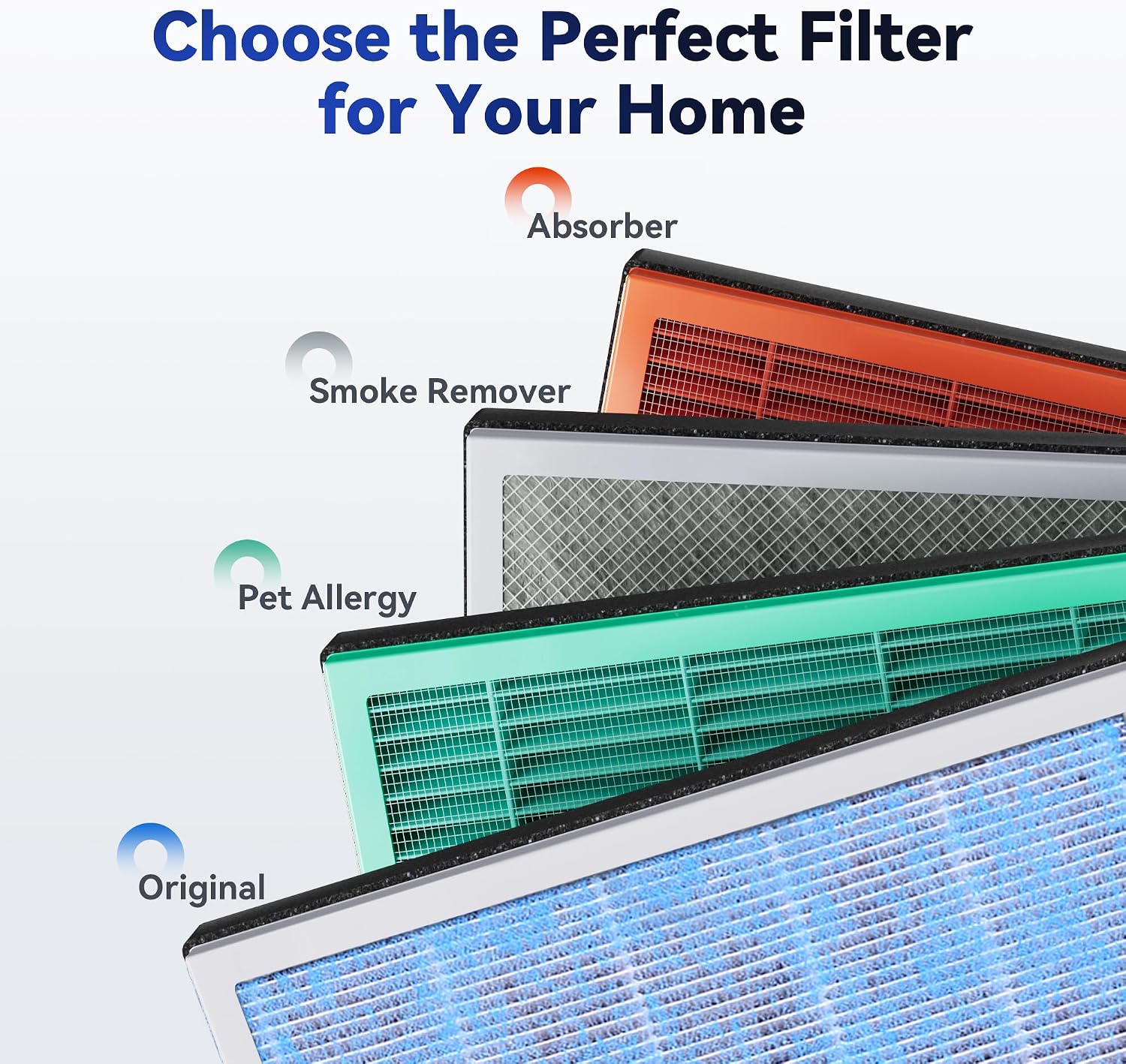MSA3 Quiet HEPA Air Purifier for Large Room and Bedroom Space Up To 1590 Sq. Ft
