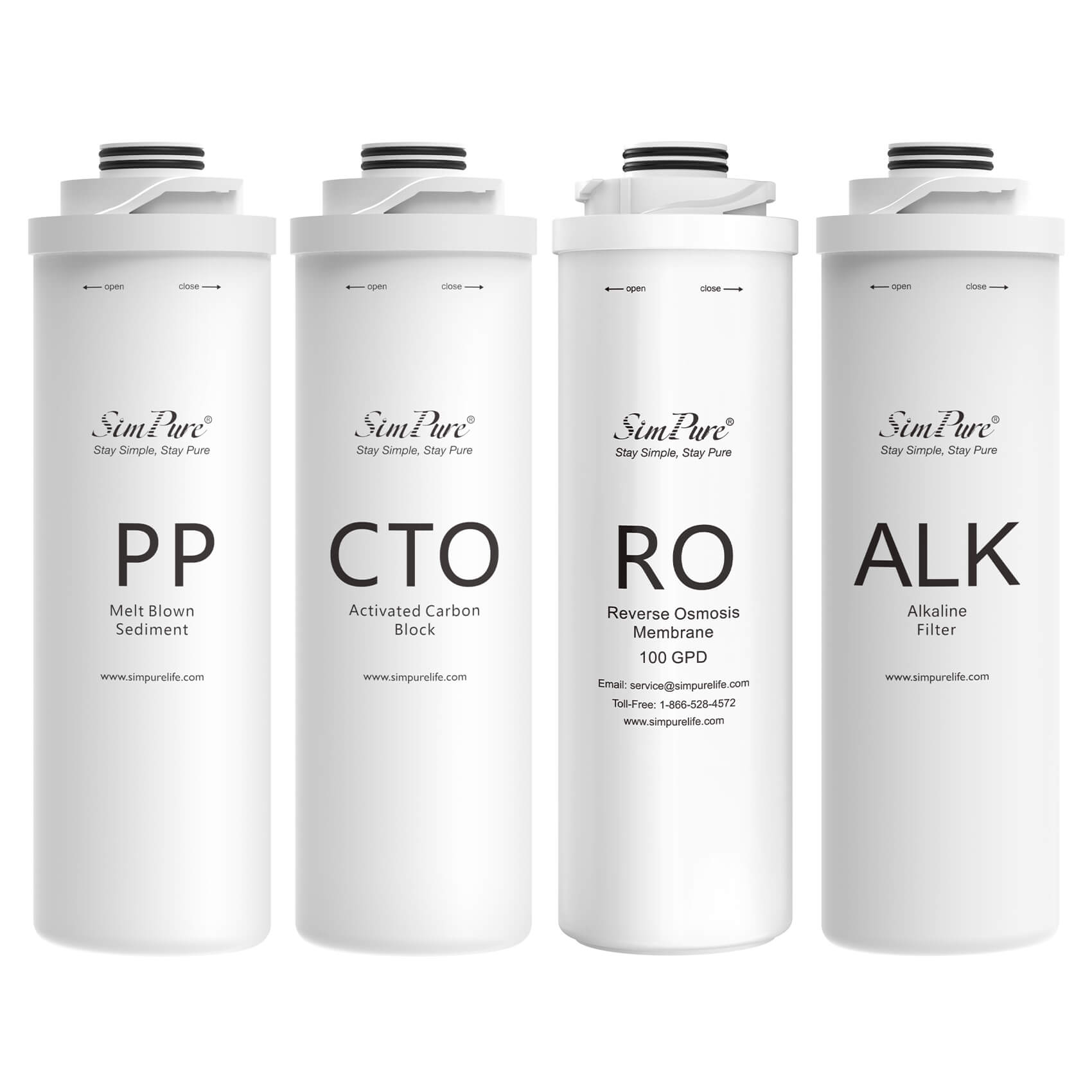 SimPure T1-100ALK One Set of Replacement Filter (Not applicable to T1-400 series)