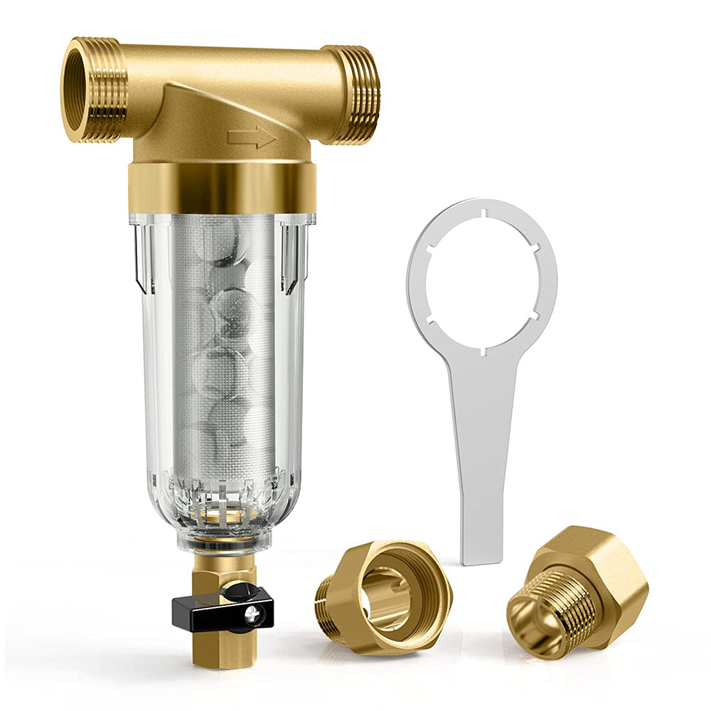 reusable sediment filter for well water