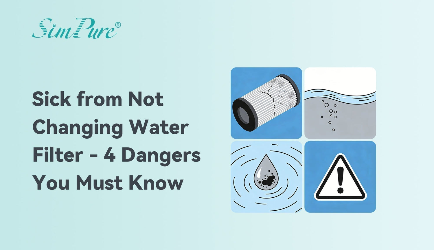 Sick from Not Changing Water Filter - 4 Dangers You Must Know