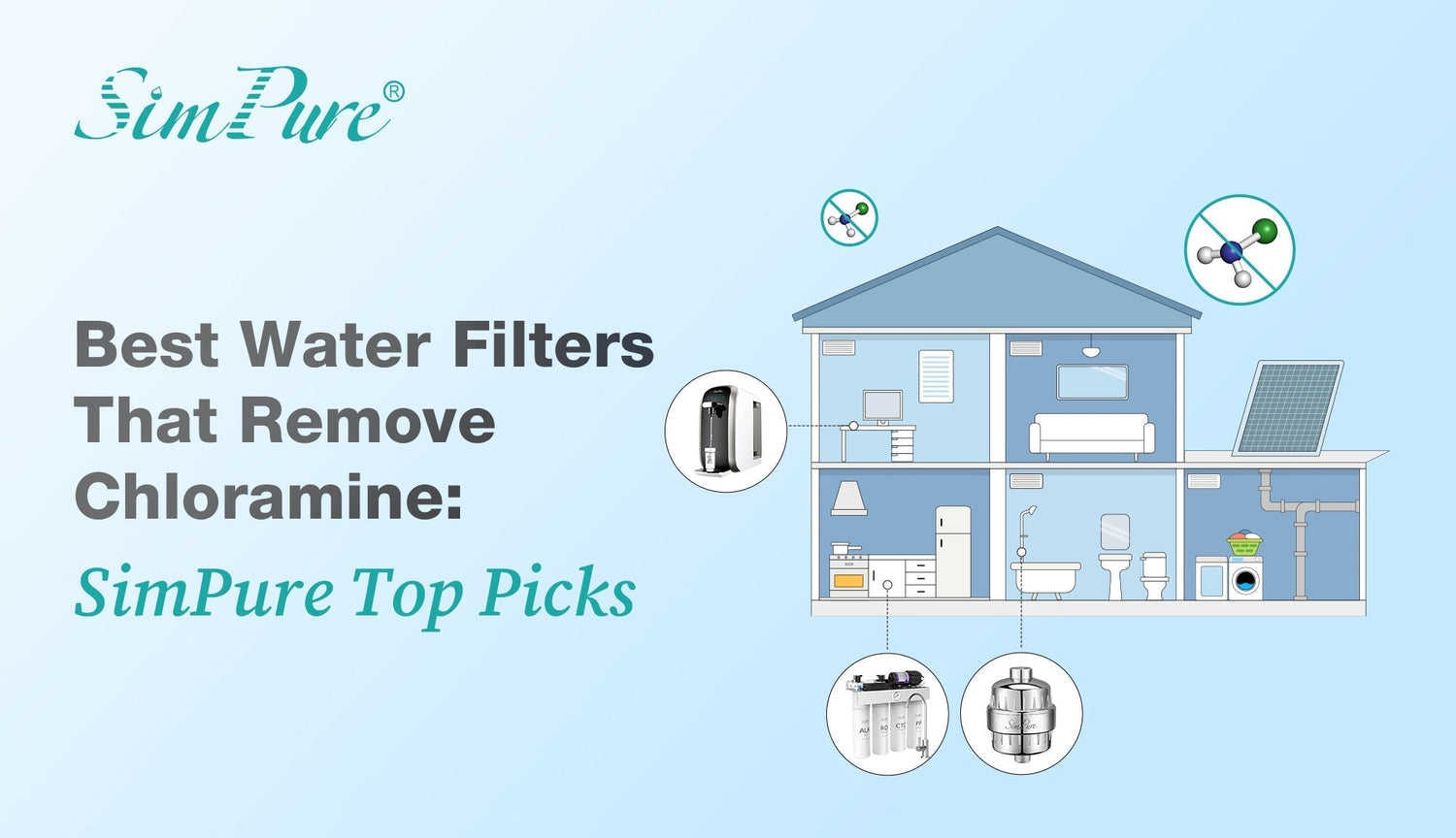 Best Water Filters That Remove Chloramine: SimPure Top Picks