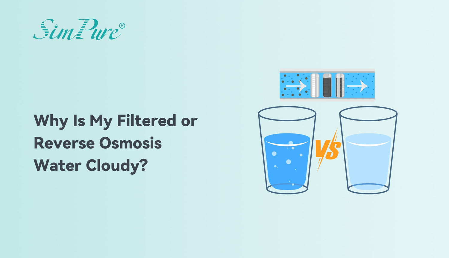 Why Is My Filtered or RO Water Cloudy? (Causes & Fixes)