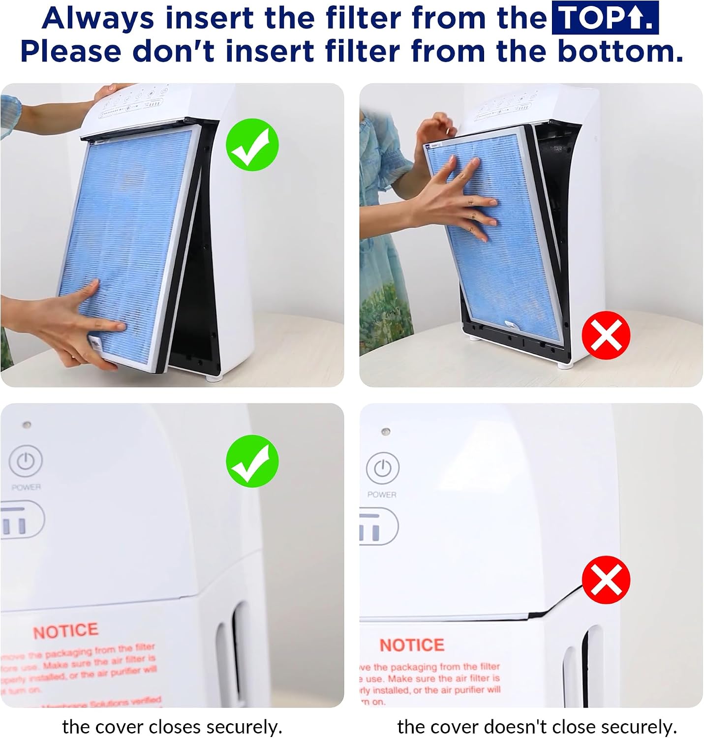 MSA3 Quiet HEPA Air Purifier for Large Room and Bedroom Space Up To 1590 Sq. Ft
