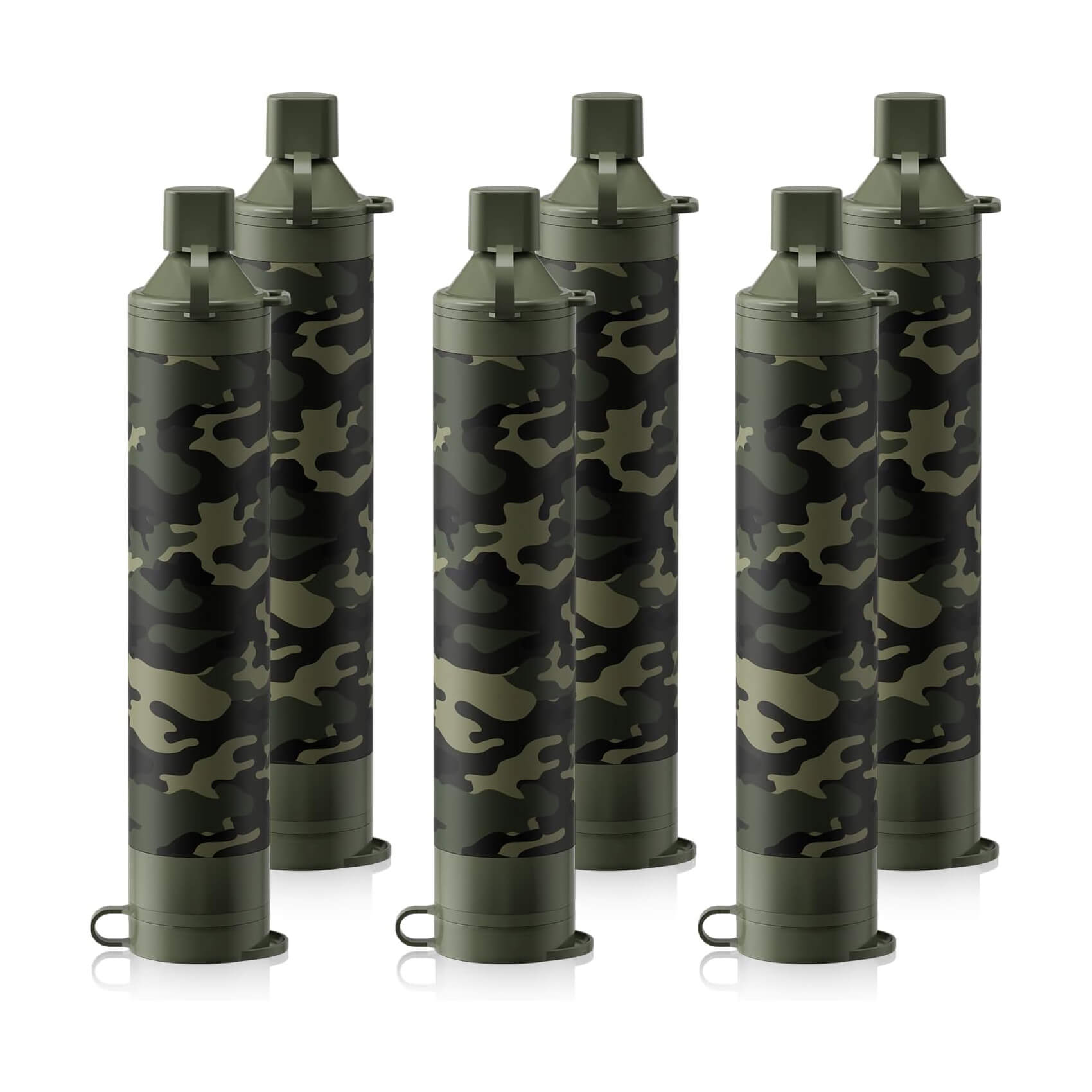 Membrane Solutions Personal Straw Water Filter for Camping, Hiking, Survival, Emergency, Travel