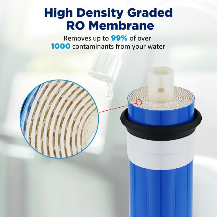 Membrane Solutions RO Membrane, Reverse Osmosis Membrane System Water Filter 1812/3012 Replacement