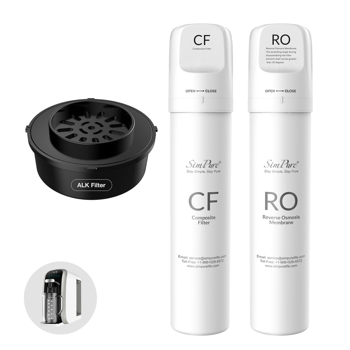 SimPure Y7T-A Official Authentic Filter Replacement Kit
