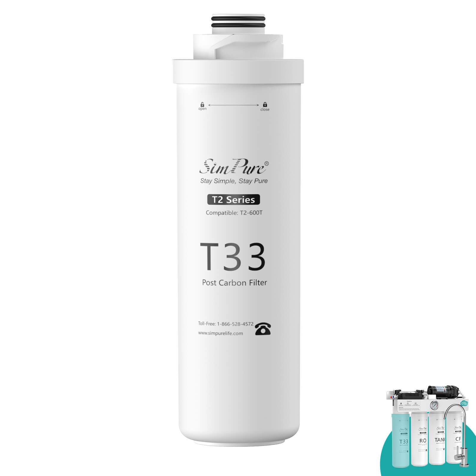 SimPure T2-600T Original Replacement Filters