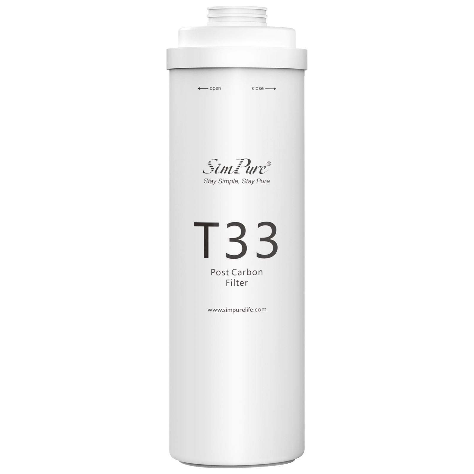 SimPure T1-400/T1-100 Series T33 Filter Replacement Cartridge (6 Months+ Service Life)