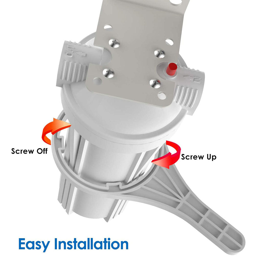 SimPure 10 x 2.5 inch Universal Whole House Water Filter Housing for Home