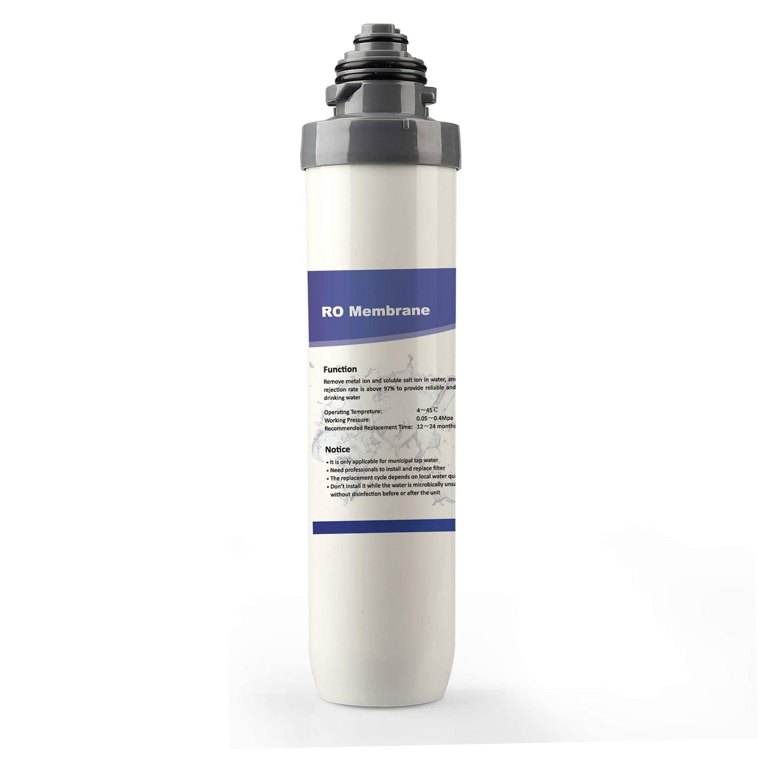 SimPure Y3 RO replacement filter Stage 4